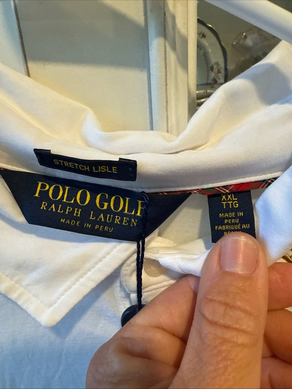 Ralph Lauren White PGA Polo with Embroidered Crest